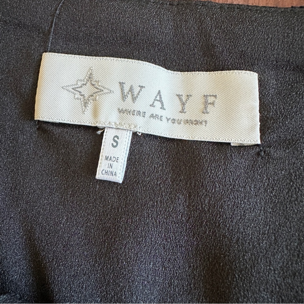 Wayf Black Tassel Fringe Textured Patterned Mini Skirt Small - Picture 5 of 9